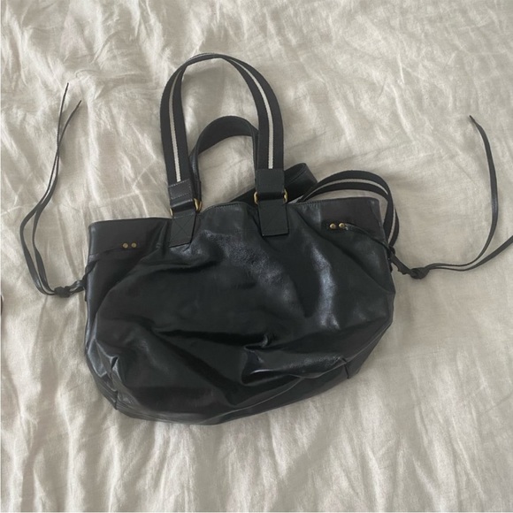 Isabel Marant Black Wardy Bagya Black Leather Bag NWOT SOLD OUT EVERYWHERE - Picture 6 of 6